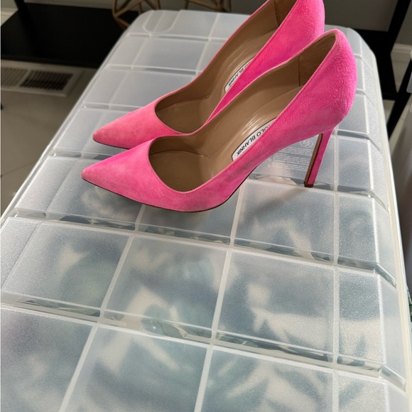 Manolo blahnik suede pumps 38 - Picture 2 of 4
